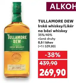 Kaufland TULLAMORE DEW Irská whiskey/Likér na bázi whiskey nabídka