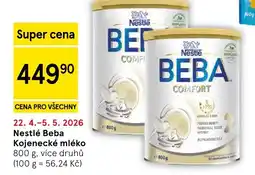 Tesco Nestlé Beba Kojenecké mléko nabídka