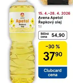 Tesco Avena Apetol Řepkový olej nabídka
