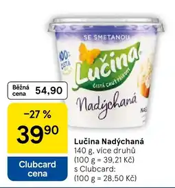 Tesco Lučina Nadýchaná nabídka