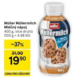 Tesco Müller Müllermilch Mléčný nápoj nabídka