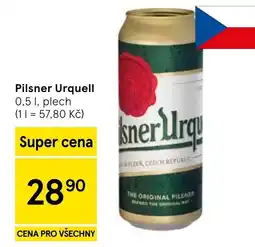 Tesco Pilsner Urquell nabídka