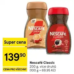 Tesco Nescafé Classic nabídka