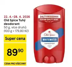Tesco Old Spice Tuhý deodorant nabídka