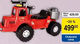 Tesco Odrážedlo hasičské auto nabídka