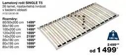 Sconto Lamelový rošt SINGLE T5 nabídka