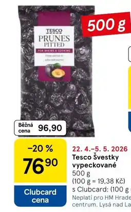 Tesco Tesco Švestky vypeckované nabídka