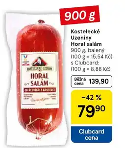 Tesco Kostelecké Uzeniny Horal salám nabídka