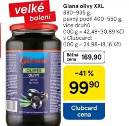 Tesco Giana olivy XXL nabídka