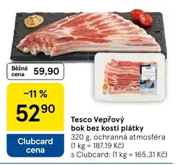 Tesco Tesco Vepřový bok bez kosti plátky nabídka