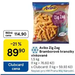 Tesco Aviko Zig Zag Bramborové hranolky vlnkované nabídka