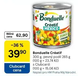 Tesco Bonduelle Créatif nabídka