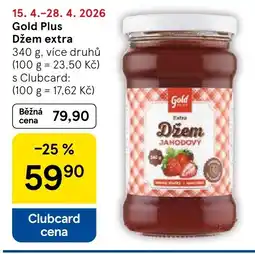 Tesco Gold Plus Džem extra nabídka