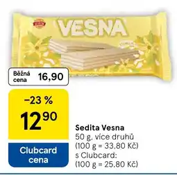 Tesco Sedita Vesna nabídka