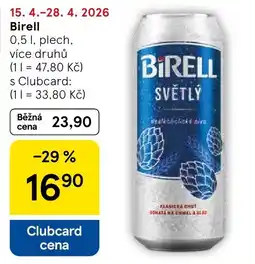 Tesco Birell nabídka