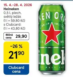 Tesco Heineken nabídka