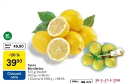 Tesco Tesco Bio citróny nabídka