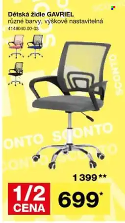 Sconto Dětská židle GAVRIEL nabídka