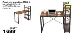 Sconto Psací stůl s regálem MAIA II nabídka