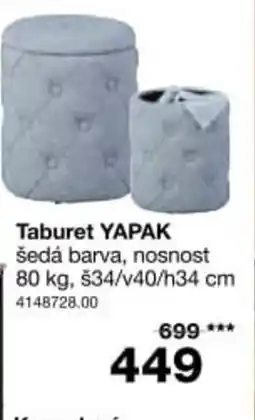 Sconto Taburet YAPAK nabídka