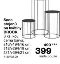 Sconto Sada stojanů na květiny BROOK nabídka