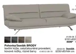 Sconto Pohovka/3sedák BRODY nabídka