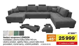 Sconto Sedací souprava LONDON nabídka