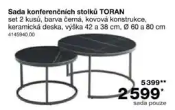 Sconto Sada konferenčních stolků TORAN nabídka