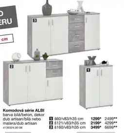 Sconto Komodová série ALBI nabídka