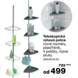 Sconto Teleskopická rohová police nabídka