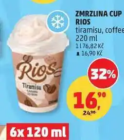 Penny Market ZMRZLINA CUP RIOS tiramisu, coffee nabídka