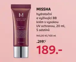Rossmann MISSHA hydratační a vyživující BB krém nabídka