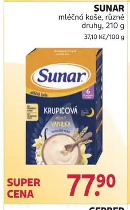 Rossmann SUNAR mléčná kaše nabídka