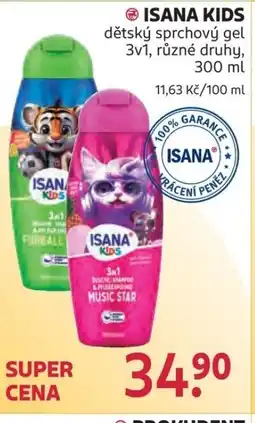 Rossmann ISANA KIDS dětský sprchový gel 3v1 nabídka