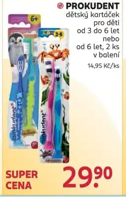 Rossmann PROKUDENT dětský kartáček pro děti nabídka