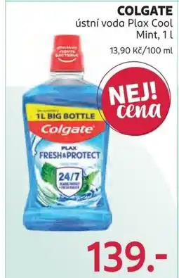 Rossmann COLGATE ústní voda Plax Cool Mint nabídka