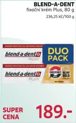 Rossmann BLEND-A-DENT fixační krém Plus nabídka
