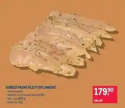 Makro KUŘECÍ PRSNÍ FILETY BYLINKOVÉ nabídka