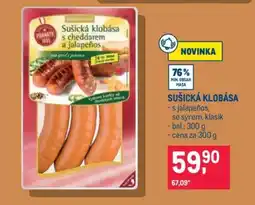 Makro Sušická klobása nabídka