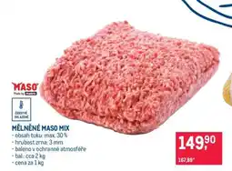 Makro Mělněné maso mix nabídka