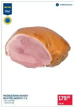 Makro PRAŽSKÁ ŠUNKA OD KOSTI NEJVYŠŠÍ JAKOSTI Z. T. S nabídka