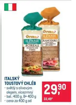 Makro Italský toustový chléb nabídka