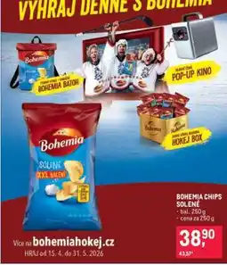 Makro Bohemia chips solené nabídka