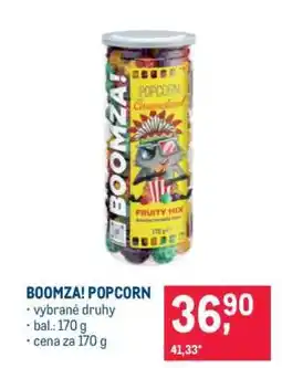 Makro BOOMZA! POPCORN nabídka