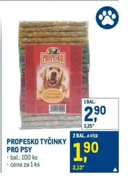 Makro PROPESKO TYČINKY PRO PSY nabídka