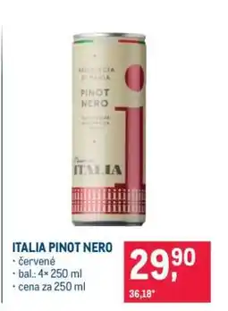 Makro ITALIA PINOT NERO nabídka