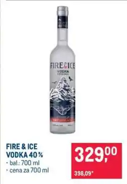 Makro FIRE & ICE VODKA 40 % nabídka