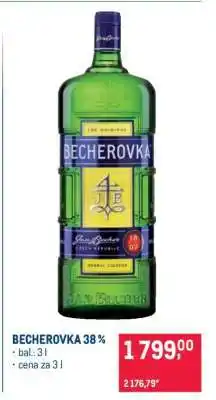 Makro Becherovka 38 % nabídka