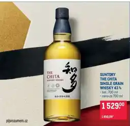 Makro SUNTORY THE CHITA SINGLE GRAIN WHISKY 43% nabídka