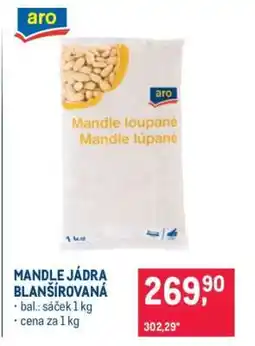 Makro Mandle jádra blanšírovaná nabídka